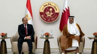 السيد الرئيس عبد الفتاح السيسي والأمير تميم - ارشيفية