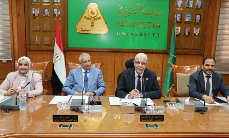 رئيس جامعة المنوفية يهنئ الرئيس السيسي والشعب المصري بذكرى ثورة 30 يونيو